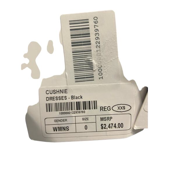 FWRD Cushnie Off The Shoulder Mini Dress Sequin Embellished Tulle Sleeve Size 0 - Picture 8 of 14